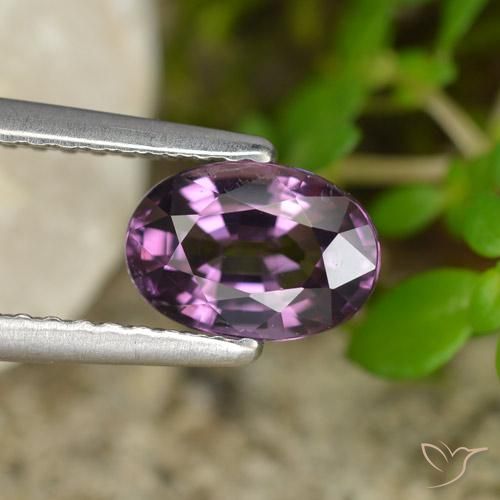 1.11ct Natural Dark Purple Spinel, Oval, VS