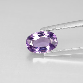 0.87 ct Purple Spinel Gemstone, Spinel Gem in Oval Facet Shape for Sale.