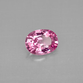 0.90 ct Pink Spinel Stone, Natural Spinel in Oval Facet Shape for Sale