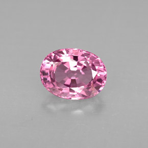 1.20 ct Pink Spinel Gemstone, Spinel Gem in Oval Facet Shape for Sale.