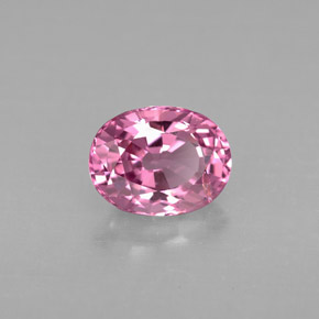1.20 ct Pink Spinel Stone, Natural Spinel in Oval Facet Shape for Sale