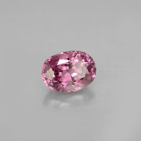 1.10 ct Pink Spinel Stone, Natural Spinel in Oval Facet Shape for Sale