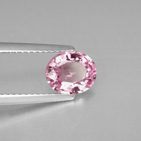 1.16 ct Pink Spinel Stone, Natural Spinel in Oval Facet Shape for Sale
