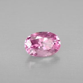 1.10 ct Pink Spinel Stone, Natural Spinel in Oval Facet Shape for Sale