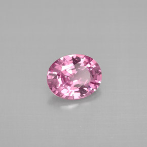 1.06 ct Pink Spinel Stone, Natural Spinel in Oval Facet Shape for Sale