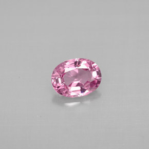 0.78 ct Pink Spinel Gemstone, Spinel Gem in Oval Facet Shape for Sale.