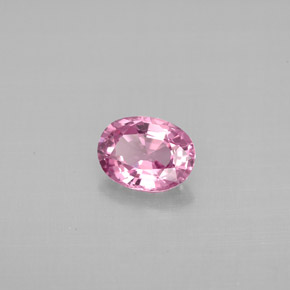 0.78 ct Pink Spinel Stone, Natural Spinel in Oval Facet Shape for Sale
