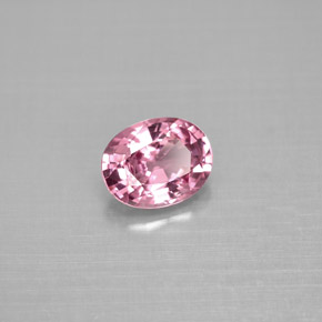 1.14 ct Pink Spinel Stone, Natural Spinel in Oval Facet Shape for Sale