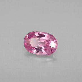 1.15 ct Pink Spinel Stone, Natural Spinel in Oval Facet Shape for Sale