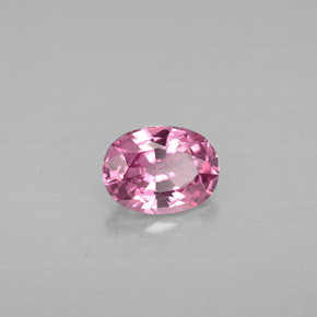 0.97 ct Pink Spinel Stone, Natural Spinel in Oval Facet Shape for Sale