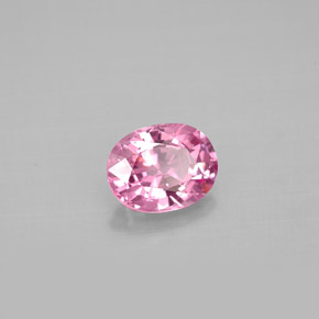 0.94 ct Pink Spinel Stone, Natural Spinel in Oval Facet Shape for Sale