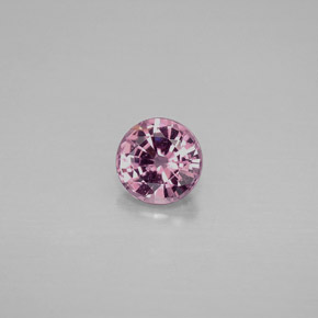 0.78 ct Pink Spinel Gemstone, Spinel Gem in Round Facet Shape for Sale.