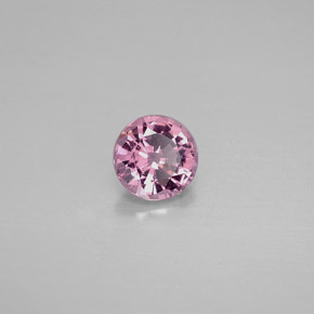 0.78 ct Pink Spinel Stone, Natural Spinel in Round Facet Shape for Sale