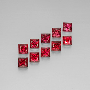 2.67 ct Orange Spinel Stone, Natural Spinel in Princess-Cut Shape for Sale