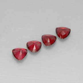 Spinel Gemstone in 5 x 5 mm (calibrated) Size for Sale, Spinel Stone in Red Color