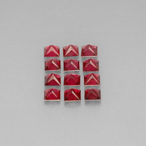 Spinel Gemstone in 3.1 x 3 mm Size for Sale, Spinel Stone in Reddish Orange Color