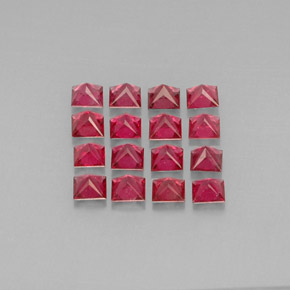 Spinel Gemstone in 3.1 x 3.1 mm Size for Sale, Spinel Stone in Red Color
