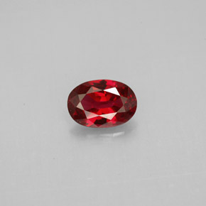 0.64 ct Red Spinel Gemstone, Spinel Gem in Oval Facet Shape for Sale.