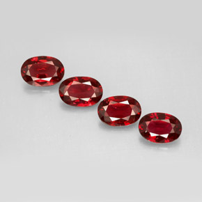2.53 ct Red Spinel Gemstone, Spinel Gem in Oval Facet Shape for Sale.