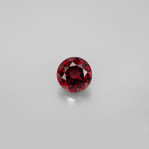 0.83 ct Red Spinel Gemstone, Spinel Gem in Round Facet Shape for Sale.