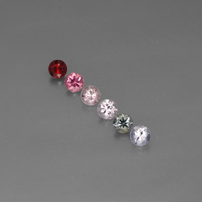 1.02 ct Multicolor Spinel Gemstone, Spinel Gem in Diamond-Cut Shape for Sale.