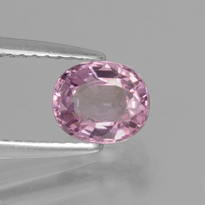 1.07 ct Pink Spinel Stone, Natural Spinel in Oval Facet Shape for Sale