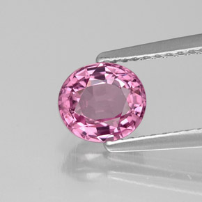 1.18 ct Pink Spinel Gemstone, Spinel Gem in Oval Facet Shape for Sale.