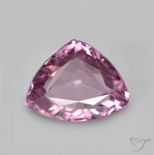 0.95ct Natural Deep Lavender Spinel, Trillion, VVS-VS
