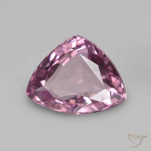 0.95 ct Purple Spinel Stone, Natural Spinel in Trillion Facet Shape for Sale