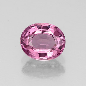 0.87 ct Pink Spinel Gemstone, Spinel Gem in Oval Facet Shape for Sale.
