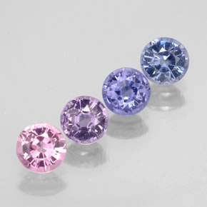 1.82 ct Multicolor Spinel Stone, Natural Spinel in Round Facet Shape for Sale