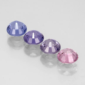 Spinel Gemstone in 4.5 mm Size for Sale, Spinel Stone in Multicolor Color