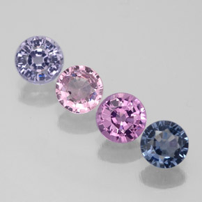 1.88 ct Multicolor Spinel Gemstone, Spinel Gem in Round Facet Shape for Sale.