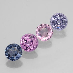 1.88 ct Multicolor Spinel Stone, Natural Spinel in Round Facet Shape for Sale