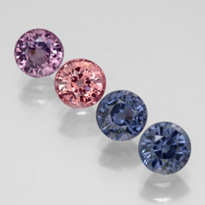 2.32 ct Multicolor Spinel Gemstone, Spinel Gem in Round Facet Shape for Sale.