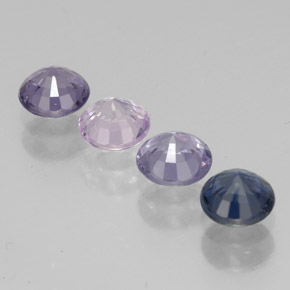 Spinel Gemstones in 4.2 mm Size for Sale, Spinel Stones in Multicolor Color