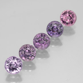 1.84 ct Multicolor Spinel Stone, Natural Spinel in Round Facet Shape for Sale