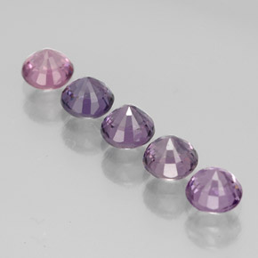 Spinel Gemstone in 4 mm (calibrated) Size for Sale, Spinel Stone in Multicolor Color