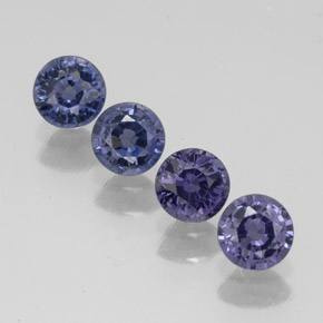 1.19 ct Blue Spinel Gemstone, Spinel Gem in Round Facet Shape for Sale.