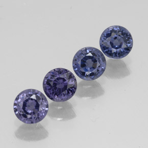 1.19 ct Blue Spinel Stone, Natural Spinel in Round Facet Shape for Sale