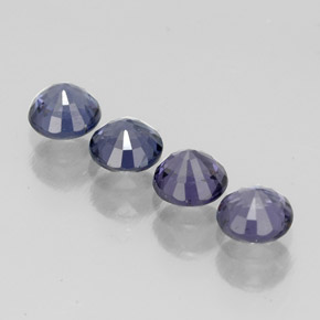 Spinel Gemstone in 4 mm (calibrated) Size for Sale, Spinel Stone in Violet Blue Color