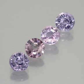 1.65 ct Multicolor Spinel Stone, Natural Spinel in Round Facet Shape for Sale