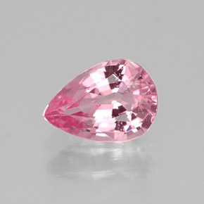 0.68 ct Pink Spinel Gemstone, Spinel Gem in Pear Facet Shape for Sale.