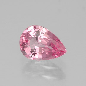 0.68 ct Pink Spinel Stone, Natural Spinel in Pear Facet Shape for Sale