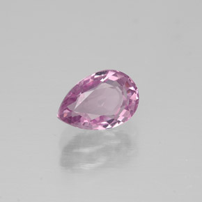 0.96 ct Pink Spinel Stone, Natural Spinel in Pear Facet Shape for Sale