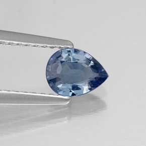 0.58 ct Blue Spinel Stone, Natural Spinel in Pear Facet Shape for Sale