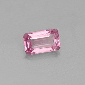 0.46 ct Pink Spinel Stone, Natural Spinel in Octagon Facet Shape for Sale