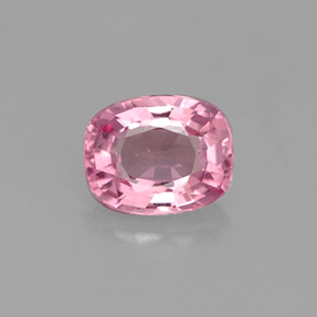 0.64 ct Pink Spinel Gemstone, Spinel Gem in Cushion-Cut Shape for Sale.
