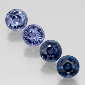 1.38 ct Multicolor Spinel Gemstone, Spinel Gem in Round Facet Shape for Sale.