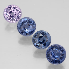 2.28 ct Multicolor Spinel Gemstone, Spinel Gem in Round Facet Shape for Sale.